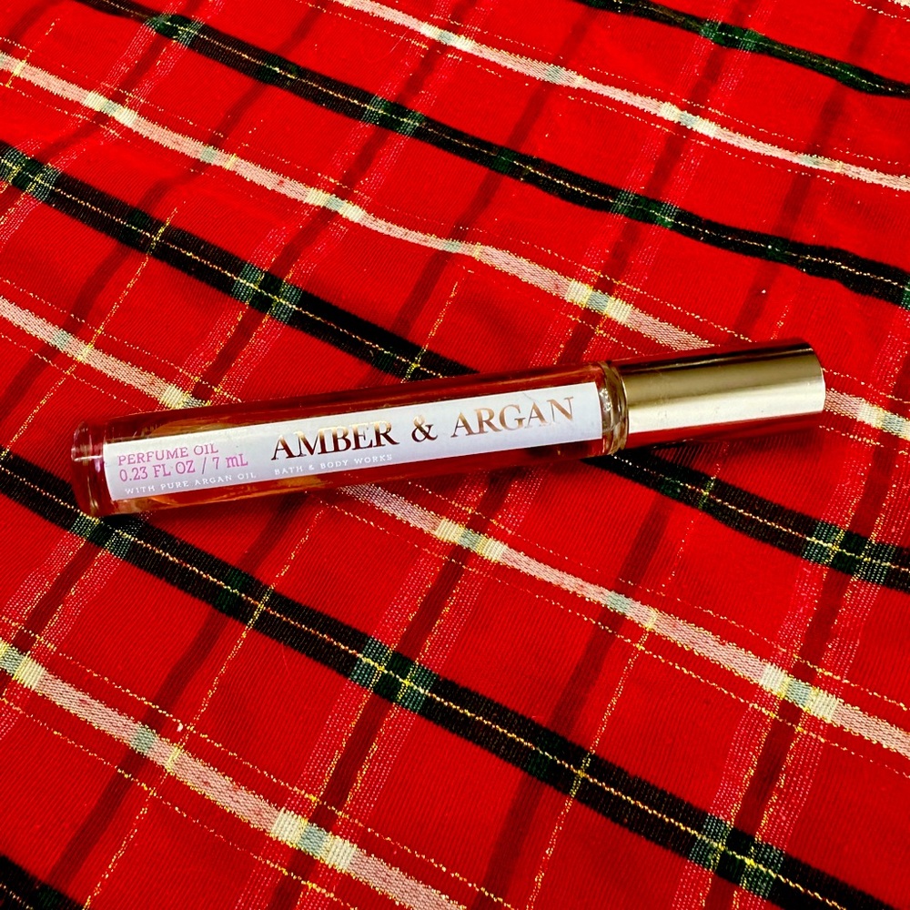 BBW Amber & Argan Perfume Oil .23 oz